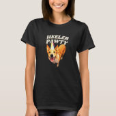 Cute Red Heeler Pawty Australian Cattle Dog Heeler T-shirt (Voorkant)