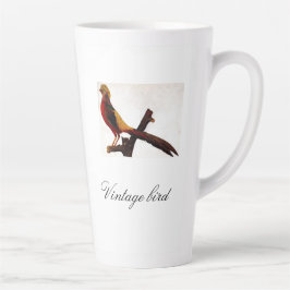  Cute Red Helderkleurig vogel en vuil Latte Mok