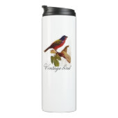 Cute Red Helderkleurig vogel en vuil Thermosbeker (Geroteerd rechts)