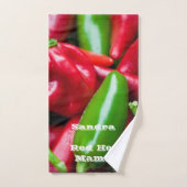 Cute Red Hot Mama Bad Handdoek (Handdoek)