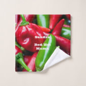 Cute Red Hot Mama Bad Handdoek (Wasdoekje)