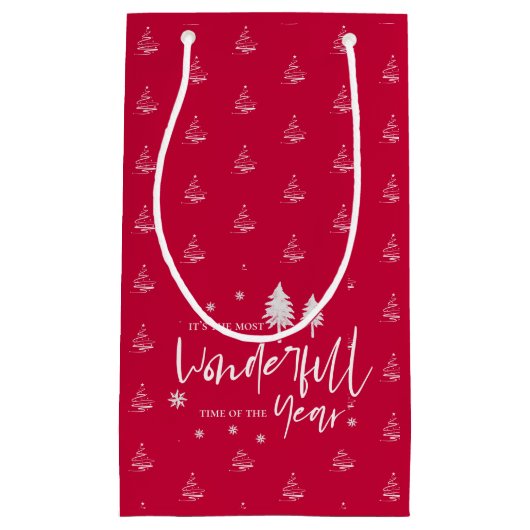 Cute Red is de mooiste tijd van het jaar Klein Cadeauzakje (Voorkant)