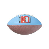 Cute red kawaii truck cartoon afbeelding american football (Gedraaid 90)