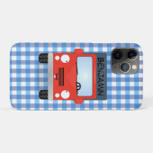 Cute red kawaii truck cartoon afbeelding Case-Mate iPhone case (Achterkant (horizontaal))