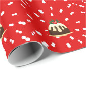 Cute Red kerstcadeau voor cadeautjes met cadeautje Cadeaupapier (Rol Hoek)