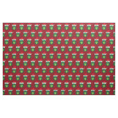 Cute Red Kerstkikker Stof (Fat Quarter)