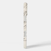 Cute Red Kerstmis Victoriaans Angel Case-Mate iPhone Case (Achterkant / Rechts)