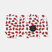 Cute Red Ladybug Baby shower Girl Bedankdoosjes (Uitgevouwen)