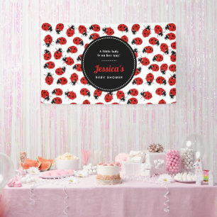 Cute Red Ladybug Baby shower Girl Spandoek