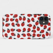 Cute Red Ladybug Pattern Case-Mate iPhone Case (Achterkant (horizontaal))