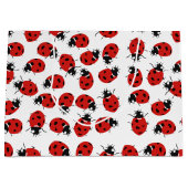Cute Red Ladybug Pattern Groot Cadeauzakje (Voorkant)
