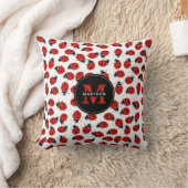 Cute Red Ladybug Pattern Kussen (Deken)