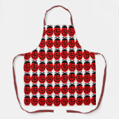 Cute Red Ladybug Pattern Schort (Voorkant)