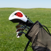 Cute Red Ladybug Persoonlijk Golfheadcover (Insitu)