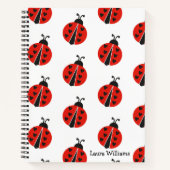 Cute Red Ladybug Persoonlijk Notitieboek (Voorkant)