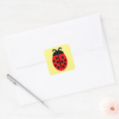 Cute Red Ladybug Sticker (Envelop)