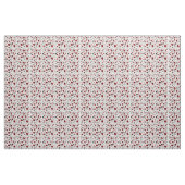 Cute Red Ladybugs Polka Dots Swirls Pattern Stof (Yard (91,4 cm))