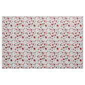 Cute Red Ladybugs Polka Dots Swirls Pattern Stof (Fat Quarter)