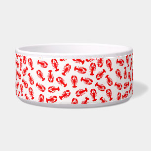 Cute Red Lobster Animal Patroon Voerbakje