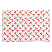 Cute Red Lobsters Kussensloop (Voorkant-Rechts)