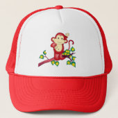 Cute Red Monkey Animal Pet (Voorkant)