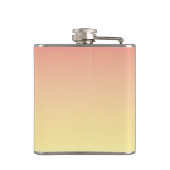 Cute Red Monkey met Oranje en gele kolf Heupfles (Achterkant)