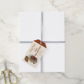 Cute Red Mushroom House Merry kerstcadeautjes Labe Cadeaulabel (Met Touw)