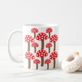 Cute Red Mushroom Koffiemok