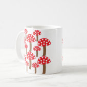 Cute Red Mushroom Koffiemok (Voorkant links)