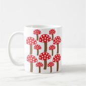 Cute Red Mushroom Koffiemok (Links)