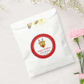 Cute Red Nosed Reindekergeschenk Bedankzakje (Gezegeld)