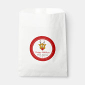 Cute Red Nosed Reindekergeschenk Bedankzakje (Voorkant)