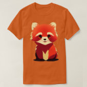 Cute Red Panda 13 T-shirt (Design voorkant)