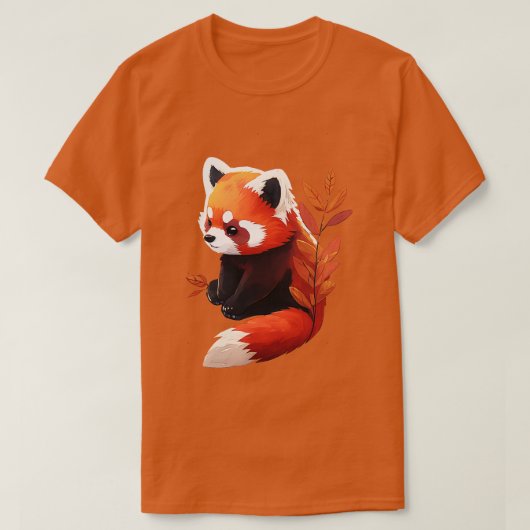 Cute red panda 22 t-shirt (Design voorkant)