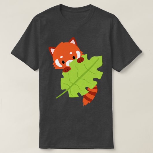 Cute Red panda 24 T-shirt (Design voorkant)