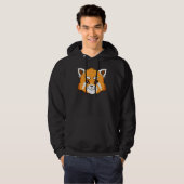 Cute Red Panda bedreigd in het wild levende rode k Hoodie (Voorkant volledig)
