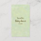 Cute Red Panda Beer Baby shower Diaper Raffle Informatiekaartje