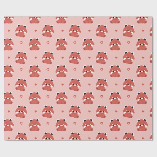 Cute Red Panda Cadeaupapier (Vlak)