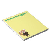 Cute red panda cartoon illustratie notitieblok (Schuin)