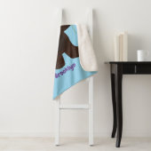 Cute red panda cartoon illustratie sherpa deken (In situ)