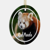 Cute Red Panda Frame Keramisch Ornament (Rechts)