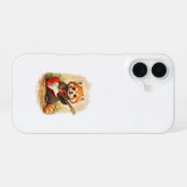 Cute Red Panda Guitar iPhone 16 Case Kawaii Hoesje (Achterkant horizontaal)