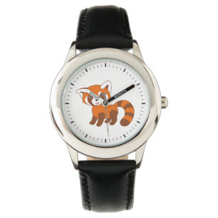 Cute Red Panda Horloge