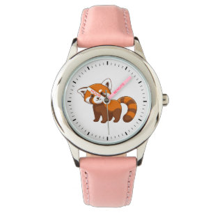 Cute Red Panda Horloge