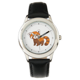 Cute Red Panda Horloge