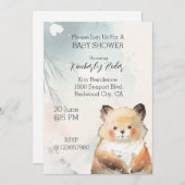 Cute Red Panda Kaart (Voorkant / Achterkant)