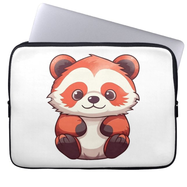 Cute Red Panda Laptop Sleeve (Voorkant)