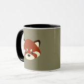 Cute Red Panda Mok (Voorkant links)