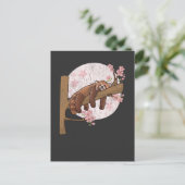 Cute Red Panda Nap Lazy Sleeping Animal Briefkaart (Staand voorkant)