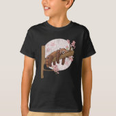 Cute Red Panda Nap Lazy Sleeping Animal T-shirt (Voorkant)